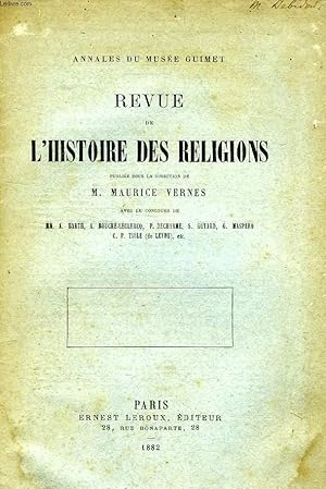 Bild des Verkufers fr REVUE DE L'HISTOIRE DES RELIGIONS (EXTRAIT), BULLETIN CRITIQUE DE LA RELIGION GRECQUE zum Verkauf von Le-Livre