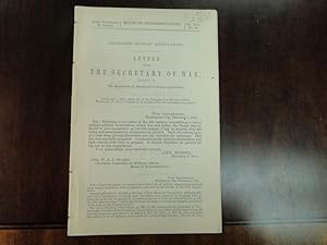 ABANDONED MILITARY RESERVATIONS - Letter from the Secretary of War Relative to: The Disposition o...