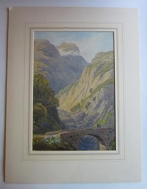 Seller image for Watercolor Landscape: A Ravine between Amalfi and Positano for sale by Sanctuary Books, A.B.A.A.