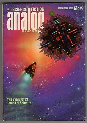 Immagine del venditore per Analog - Science Fiction Science Fact - September 1972 - Vol. XC [ 90 ] No. 1 venduto da Cameron-Wolfe Booksellers