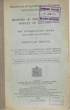 Imagen del vendedor de The Interbasaltic Rocks (Iron Ores and Bauxites) of North-East Ireland. a la venta por Tinakori Books