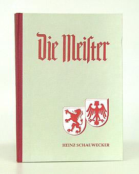 Image du vendeur pour Die Meister. Altnrnbergische und Oberpflzer Novellen. mis en vente par Antiquariat An der Rott Oswald Eigl