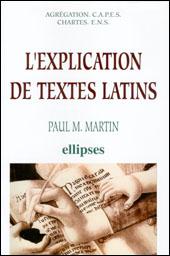 L'explication de textes latins