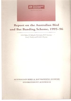 Imagen del vendedor de Report on the Australian Bird and Bat Banding Scheme, 1995-96. a la venta por City Basement Books