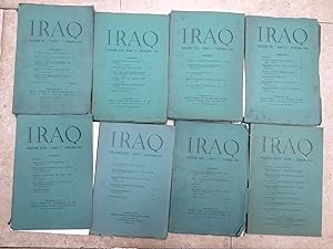 Iraq. 8 editions of the journal from 1951-1972.