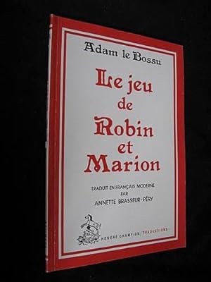 Bild des Verkufers fr Le Jeu de Robin et Marion zum Verkauf von Abraxas-libris