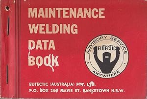 Seller image for Maintenance Welding Data Book for sale by Mr Pickwick's Fine Old Books