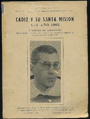 Imagen del vendedor de CADIZ Y SU SANTA MISION DEL AO 1965 a la venta por Librera Raimundo