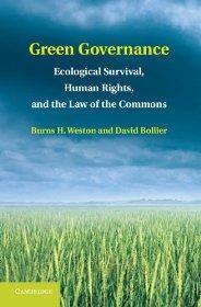 Imagen del vendedor de Green Governance: Ecological Survival, Human Rights, and the Law of the Commons a la venta por Monroe Street Books