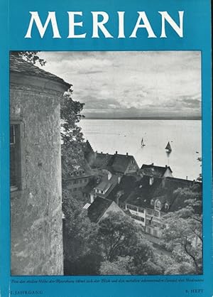 Bild des Verkufers fr Merian. Das Monatsheft im Hoffmann und Campe Verlag. 2. Jahrgang. Heft 8. Hamburg. zum Verkauf von Antiquariat Bernhardt