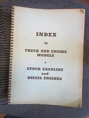 Thompson Products Tractor Truck Gasoline Diesel Engine Catalog Manual