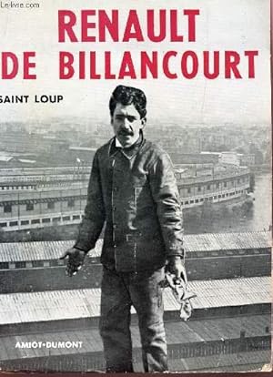 Bild des Verkufers fr RENAULT DE BILLANCOURT. zum Verkauf von Le-Livre