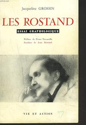 Seller image for LES ROSTANDS. ESSAI GRAPHOLOGIQUE. + ENVOI DE L'AUTEUR. for sale by Le-Livre