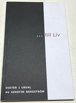 Immagine del venditore per .till Liv Dikter I Urval venduto da Clausen Books, RMABA