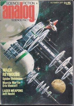 Imagen del vendedor de ANALOG Science Fiction/ Science Fact: October, Oct. 1977 a la venta por Books from the Crypt