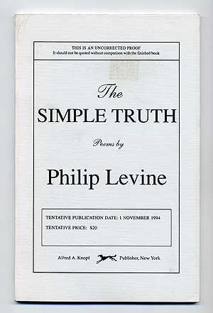 Bild des Verkufers fr The Simple Truth: Poems zum Verkauf von Between the Covers-Rare Books, Inc. ABAA