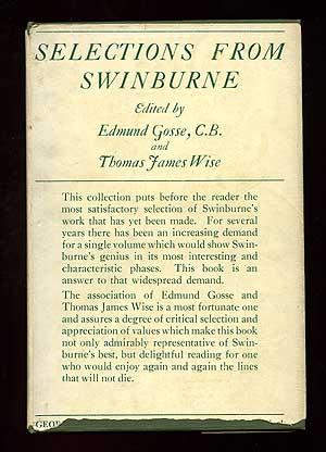 Imagen del vendedor de Selections from Swinburne a la venta por Between the Covers-Rare Books, Inc. ABAA