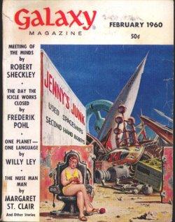 Imagen del vendedor de GALAXY Science Fiction: February, Feb. 1960 a la venta por Books from the Crypt