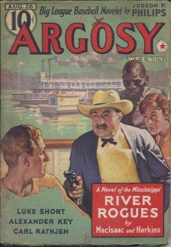 Imagen del vendedor de ARGOSY: August, Aug. 26, 1939 ("The Ninth Life") a la venta por Books from the Crypt