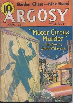 Image du vendeur pour ARGOSY Weekly: August, Aug. 17, 1935 mis en vente par Books from the Crypt