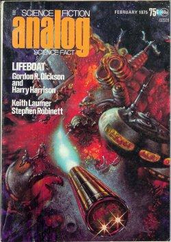 Imagen del vendedor de ANALOG Science Fiction/ Science Fact: February, Feb. 1975 ("Lifeboat") a la venta por Books from the Crypt