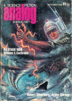 Image du vendeur pour ANALOG Science Fiction/ Science Fact: September, Sept. 1976 mis en vente par Books from the Crypt