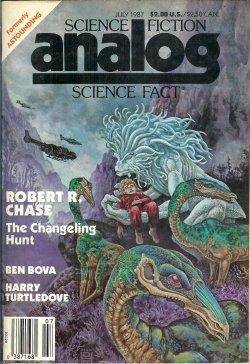 Bild des Verkufers fr ANALOG Science Fiction/ Science Fact: July 1987 zum Verkauf von Books from the Crypt