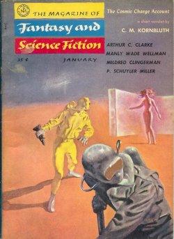 Image du vendeur pour The Magazine of FANTASY AND SCIENCE FICTION (F&SF): January, Jan. 1956 mis en vente par Books from the Crypt