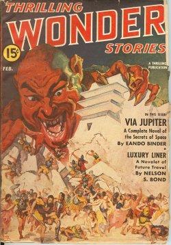 Seller image for THRILLING WONDER Stories: February, Feb. 1942 for sale by Books from the Crypt