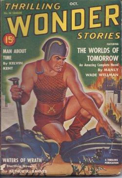 Imagen del vendedor de THRILLING WONDER Stories: October, Oct. 1940 a la venta por Books from the Crypt