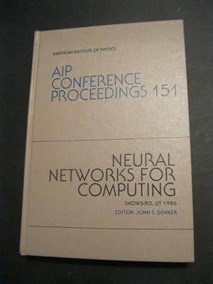 Neural Networks for Computing