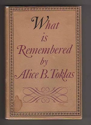 Seller image for WHAT IS REMEMBERED for sale by COLLECTIBLE BOOK SHOPPE