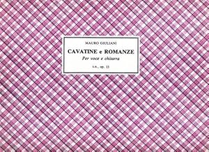 Image du vendeur pour Cavatine e romanze per voce e chitarra. Tre cavatine s.n., Trois romances, op. 13. mis en vente par FIRENZELIBRI SRL