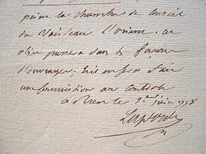 Immagine del venditore per Arnaud de Laporte fait am�nager le vaisseau l'Orient. venduto da Traces Ecrites