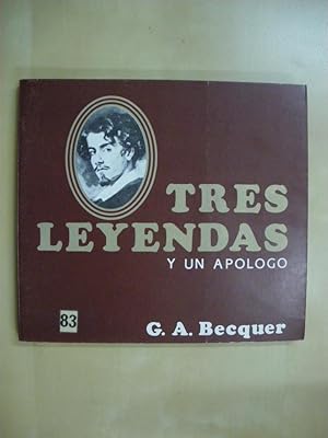 Image du vendeur pour TRES LEYENDAS Y UN APOLOGO mis en vente par LIBRERIA TORMOS