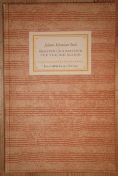 Bild des Verkufers fr Sonaten und Partiten fr Violine allein. Wiedergabe der Handschrift. Mit einem Nachwort hrsg. von Gnter Hauwald. zum Verkauf von Antiquariat Johann Forster