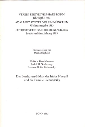 Seller image for Das Beethoven-Bildnis des Isidor Neuga und die Familie Lichnowsky. for sale by Rheinlandia Verlag