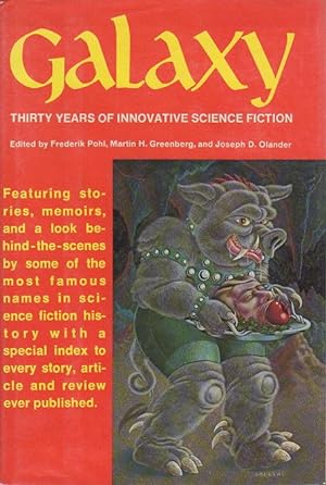 Bild des Verkufers fr GALAXY: Thirty Years of Innovative Science Fiction. zum Verkauf von Bookfever, IOBA  (Volk & Iiams)