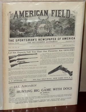 The American Field Sportsman's Newspaper, October 17, 1925, Vol. CIV, No. 42