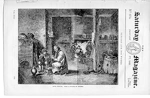 The Saturday Magazine No 675, January 1843 including David TENIERS and His Work (pt 1), (cover En...