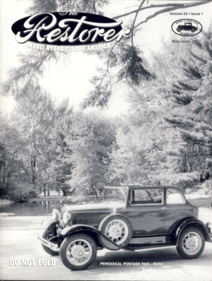 Bild des Verkufers fr The Restorer (Model A Ford Club of America) May/June 2007 zum Verkauf von Parigi Books, Vintage and Rare