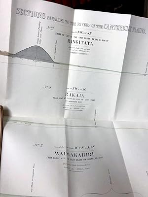 Imagen del vendedor de Canterbury geology. Report on the Formation of the Canterbury Plains, With a Geological Sketch-Map, and Five Geological Sections. Session XXII.-1864 a la venta por Anah Dunsheath RareBooks ABA ANZAAB ILAB