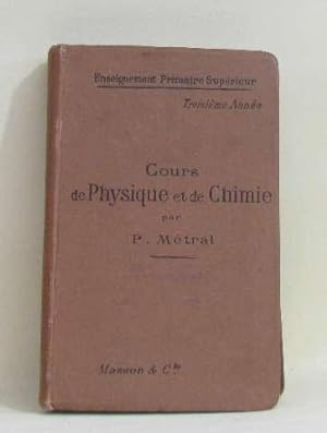 Seller image for Cours de physique et de chimie 3e anne for sale by crealivres