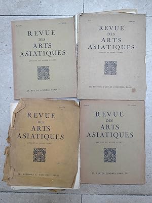 Revue des Arts asiatiques. Annales du musée Guimet. 4 issues. V ème année Numero II & IV, Tome VI...