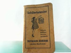 Bild des Verkufers fr Schlerkalender fr das Jahr 1937. Unseren fleiigen Sparern gewidmet. zum Verkauf von Antiquariat Ehbrecht - Preis inkl. MwSt.