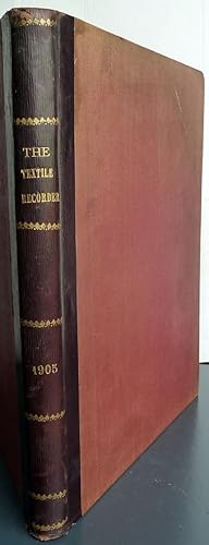 The textile recorder year 1905