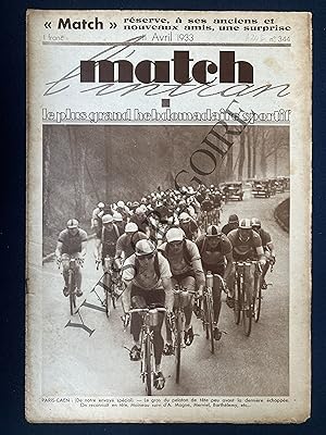 MATCH L'INTRAN-N°344-11 AVRIL 1933