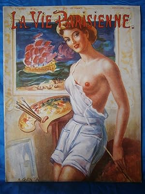 Seller image for LA VIE PARISIENNE Magazine Mensuel Artistique et Littraire 24 x 31,5 cm de 44 pages . N 47 de Novembre 1954 . for sale by LA FRANCE GALANTE