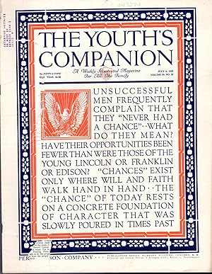 Imagen del vendedor de The Youth's Companion: Volume 99, No. 28: July 9, 1925 a la venta por Dorley House Books, Inc.