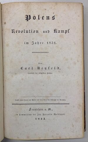Polens Revolution und Kampf im Jahre 1831.